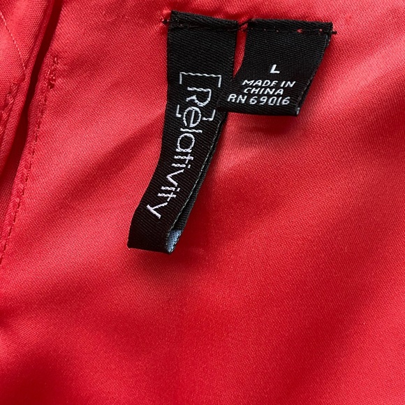 Relativity Coral Sleeveless Dress with layered skirt - EUC - Picture 5 of 5